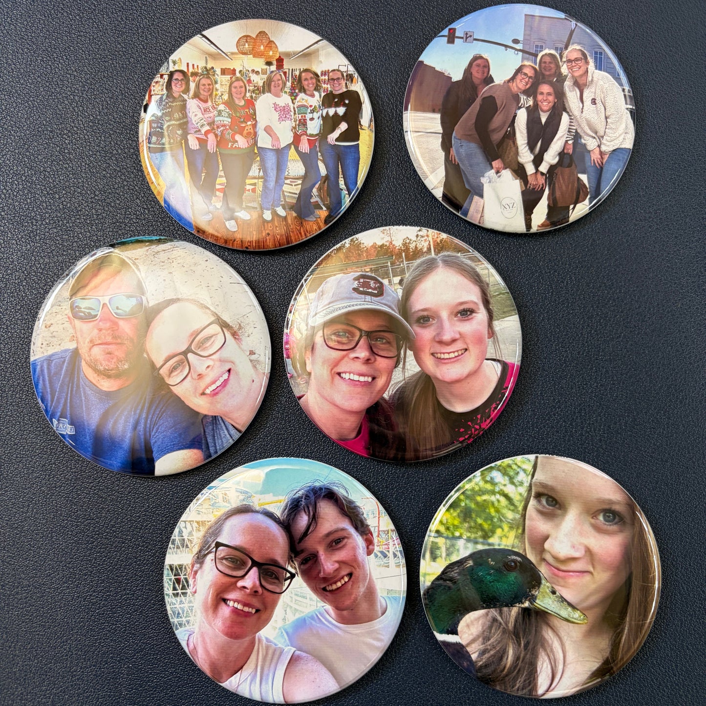 Custom Photo Magnets - Round